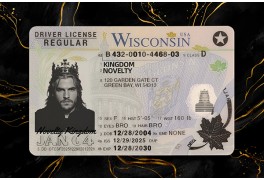Wisconsin Dirvers Licence (2026 Version)